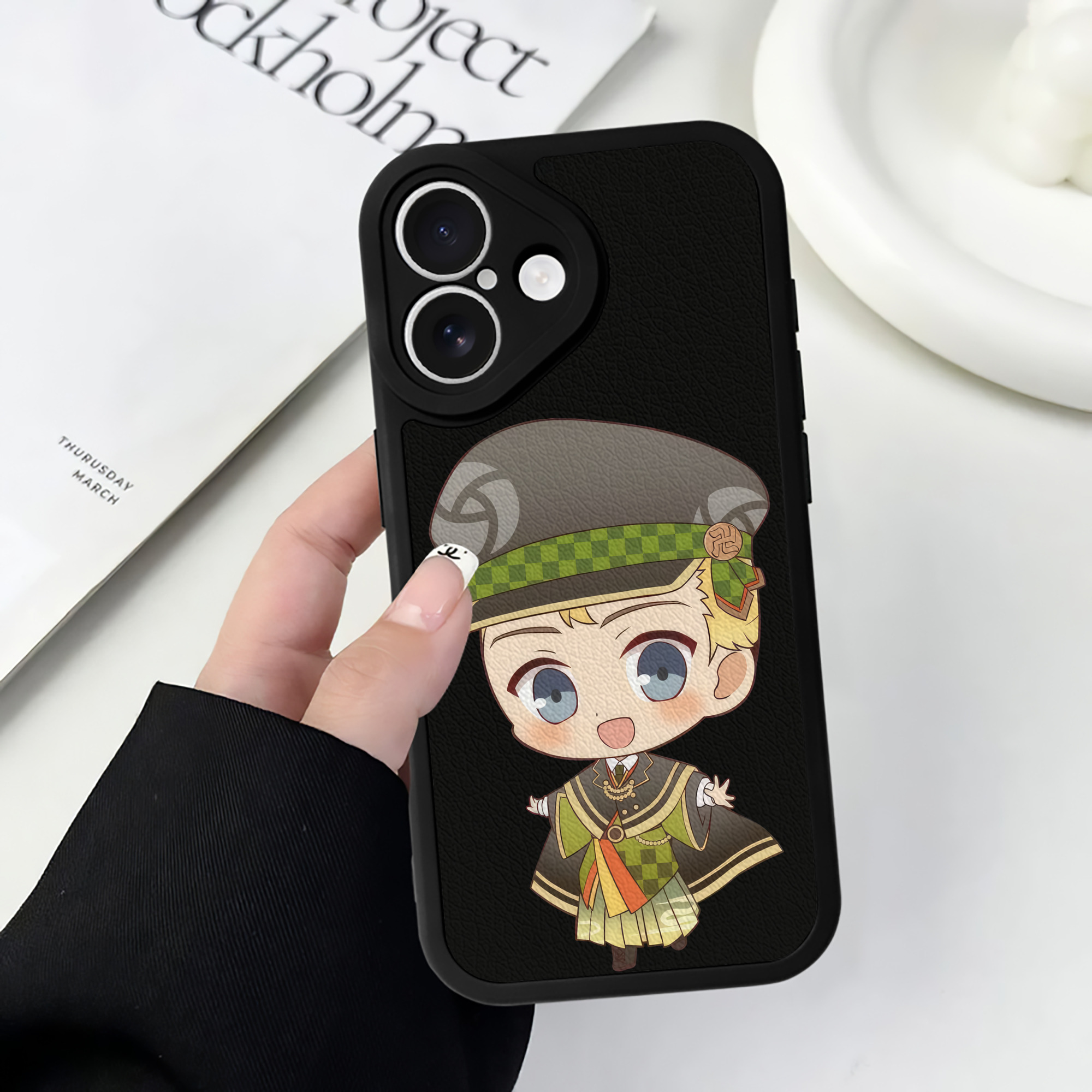 （画像用） 東京リベンジャーズ Tokyo Revengers 【iPhone 16シリーズ対応】シリコンスマホケース（レザー調） 材質：シリコン